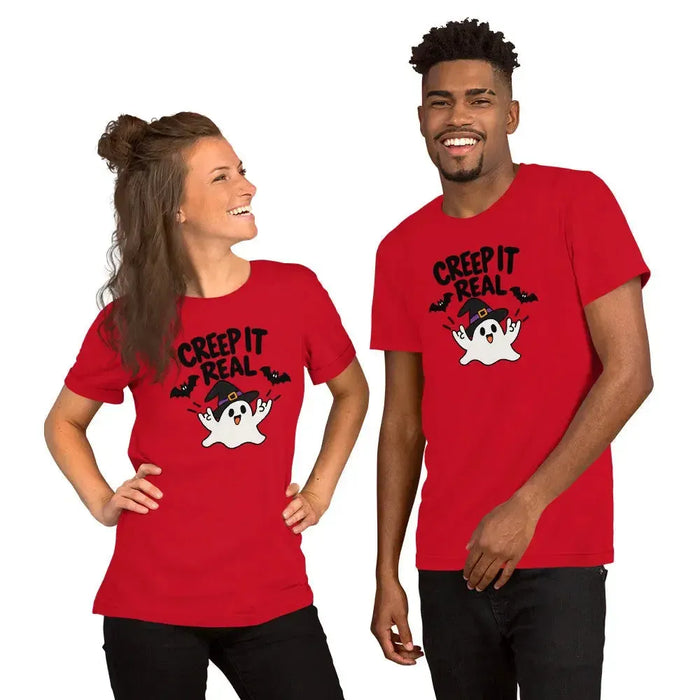 Creep It Real T-Shirt - Funny Halloween Ghost Gag Gift Graphic Tee