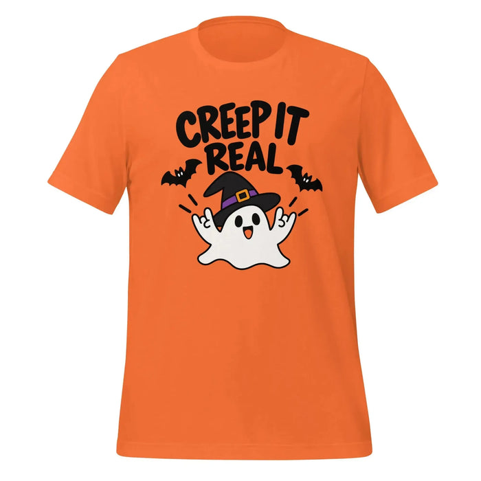 Creep It Real T-Shirt - Funny Halloween Ghost Gag Gift Graphic Tee