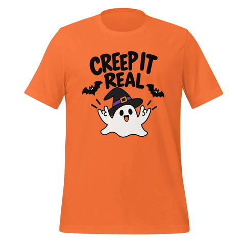 Creep It Real T-Shirt - Funny Halloween Ghost Gag Gift Graphic Tee - Image 13
