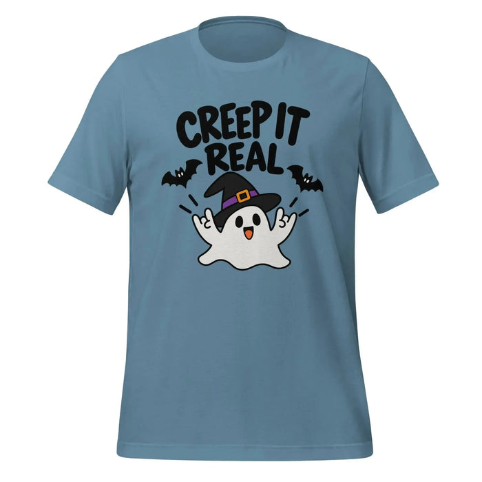 Creep It Real T-Shirt - Funny Halloween Ghost Gag Gift Graphic Tee