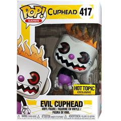 Cuphead - Evil Cuphead Figure (3.75") - Funko - Pop! Games Series (417), Hot Topic Exclusive - (2018)
