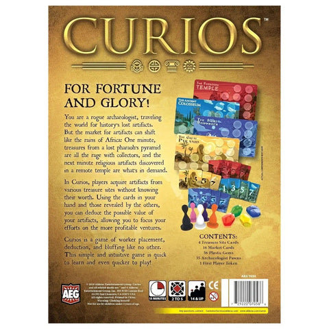 Curios - Card Game - Alderac Entertainment Group