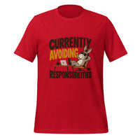 Currently Avoiding Responsibilities T-Shirt - Funny Lazy Donkey Graphic Tee