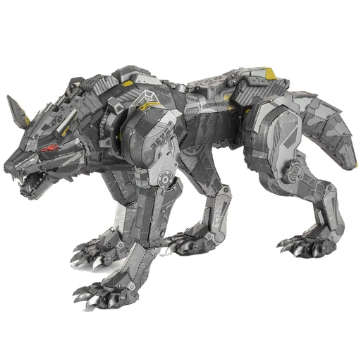 Cyber Wolf Figure Model Kit (Steel, Moderate Difficulty) - Fascinations - Metal Earth Premium Series - (2024)