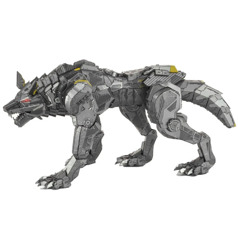 Cyber Wolf Figure Model Kit (Steel, Moderate Difficulty) - Fascinations - Metal Earth Premium Series - (2024) - Image 4