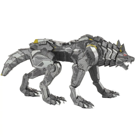 Cyber Wolf Figure Model Kit (Steel, Moderate Difficulty) - Fascinations - Metal Earth Premium Series - (2024) - Image 6