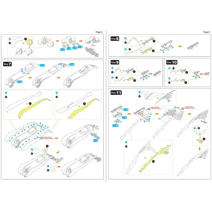 DC Comics [Batman] - Batmobile Car Figure Model Kit (Steel, Challenging Difficulty) - Fascinations - Metal Earth Premium Series
