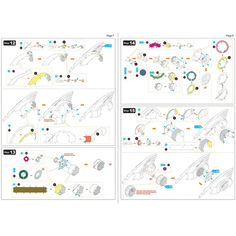 DC Comics [Batman] - Batmobile Car Figure Model Kit (Steel, Challenging Difficulty) - Fascinations - Metal Earth Premium Series