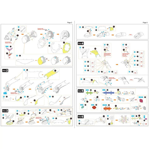 DC Comics [Batman] - Batmobile Car Figure Model Kit (Steel, Challenging Difficulty) - Fascinations - Metal Earth Premium Series