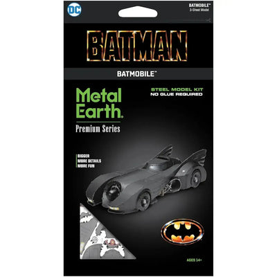 DC Comics [Batman] - Batmobile Car Figure Model Kit (Steel, Challenging Difficulty) - Fascinations - Metal Earth Premium Series