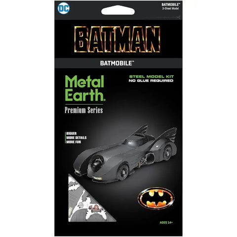 DC Comics [Batman] - Batmobile Car Figure Model Kit (Steel, Challenging Difficulty) - Fascinations - Metal Earth Premium Series