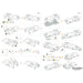 DC Comics [Batman] - Batmobile Car Figure Model Kit (Steel, Moderate Difficulty) - Fascinations - Metal Earth Series - (2022)