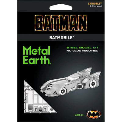 DC Comics [Batman] - Batmobile Car Figure Model Kit (Steel, Moderate Difficulty) - Fascinations - Metal Earth Series - (2022)