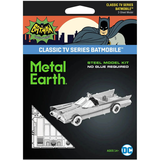 DC Comics [Batman Classic TV Series] - Batmobile Figure Model Kit (Steel, Moderate Difficulty) - Fascinations - Metal Earth Series - (2024)