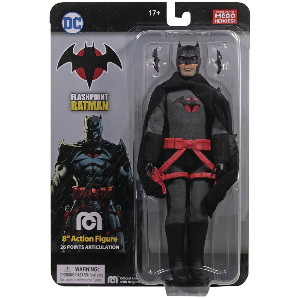 DC Comics: Batman - Flashpoint Batman Action Figure (8") - Mego Corporation - World's Greatest Mego Heroes! Series