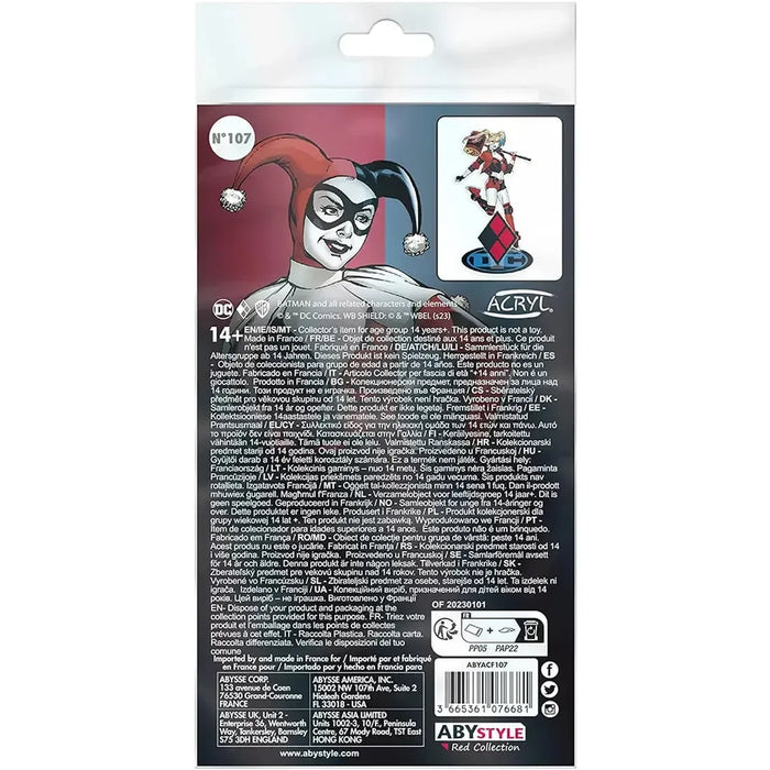 DC Comics [Batman] - Harley Quinn with Hammer Standee Figure (4.25" Acrylic) - ABYstyle - Acryl Series