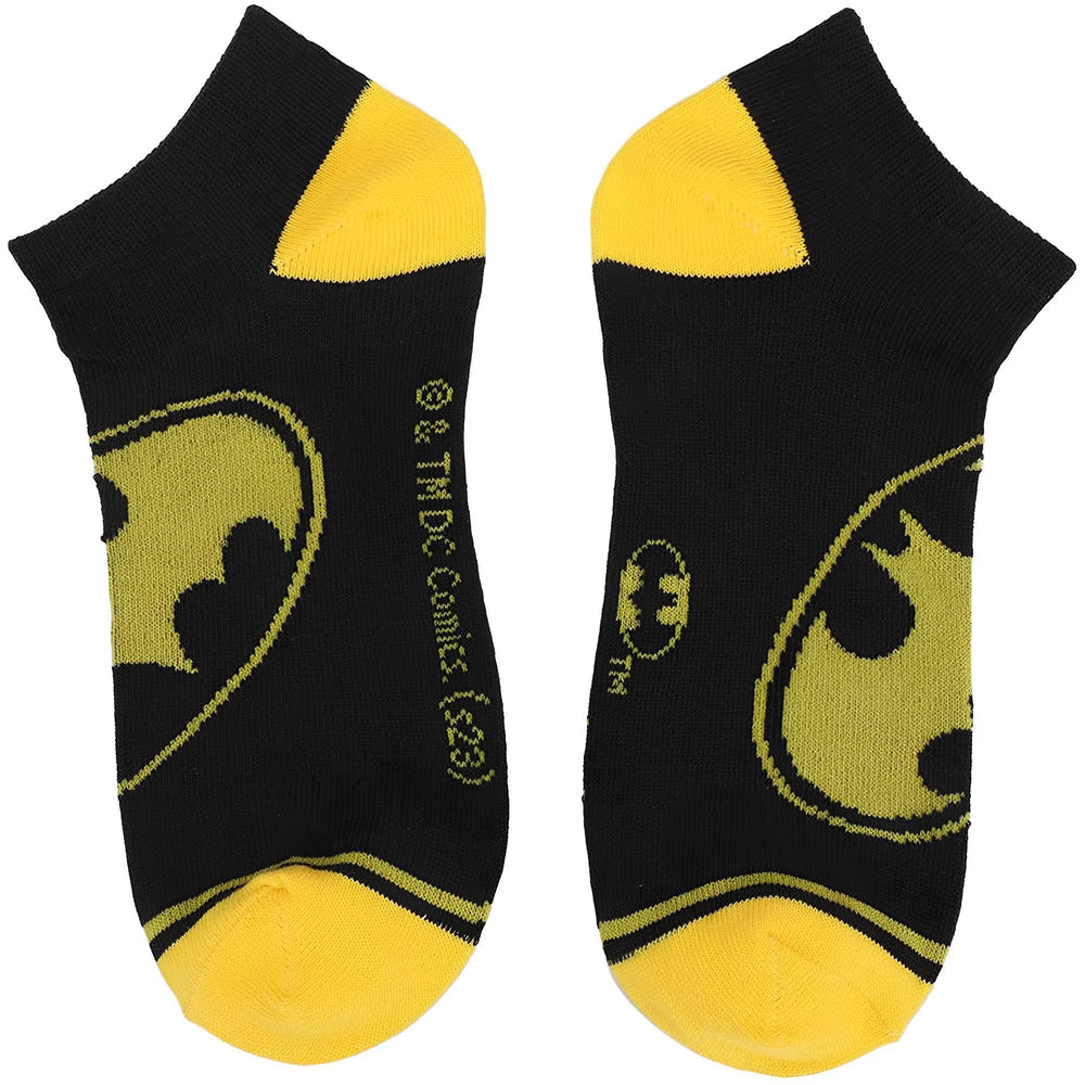 DC Comics - Batman Logo Ankle Socks (5 Pairs) - Bioworld