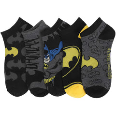 DC Comics - Batman Logo Ankle Socks (5 Pairs) - Bioworld