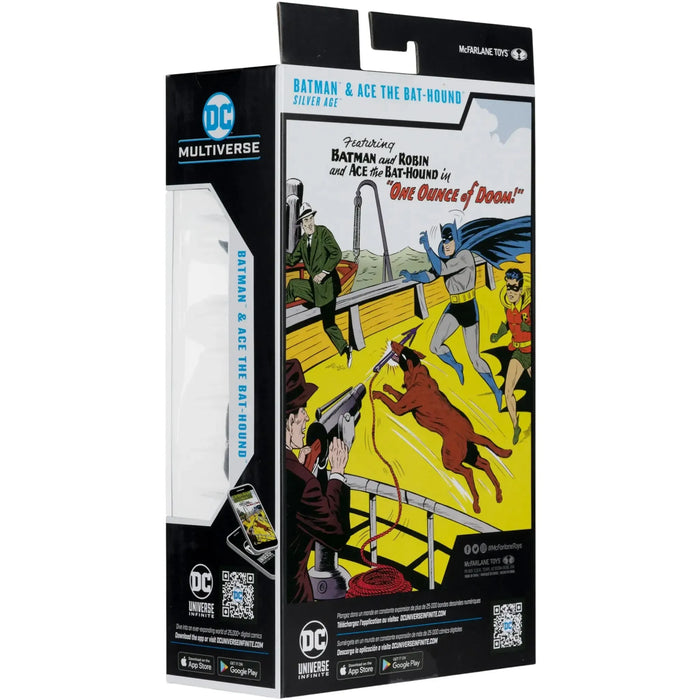 DC Comics [Batman: Silver Age] - Batman & Ace the Bat-Hound Action Figure Set (7") - McFarlane Toys - DC Multiverse Series (2024)