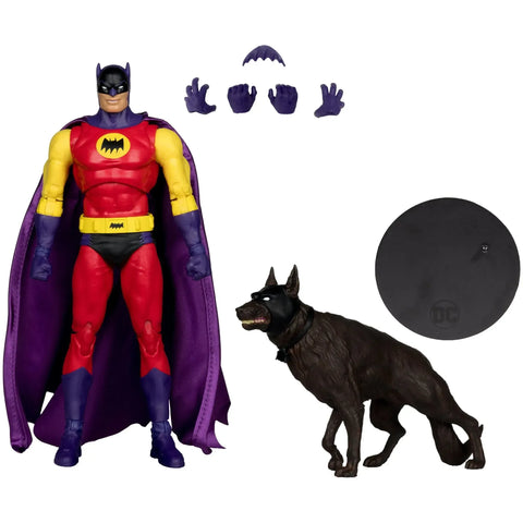 DC Comics [Batman: Silver Age] - Red Suit Batman & Ace the Bat-Hound Action Figure Set (7