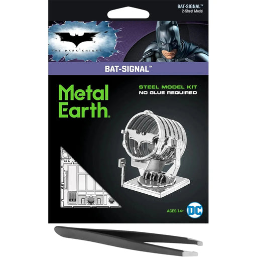 DC Comics [Batman: The Dark Knight] - Bat Signal Figure Model Kit (Steel, Challenging Difficulty) - Fascinations - Metal Earth Series