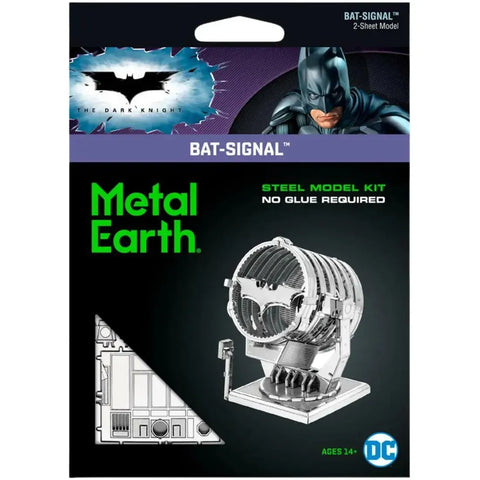 DC Comics [Batman: The Dark Knight] - Bat Signal Figure Model Kit (Steel, Challenging Difficulty) - Fascinations - Metal Earth Series