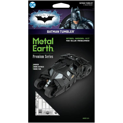 DC Comics [Batman: The Dark Knight Trilogy] - Batman Tumbler Vehicle 3D Figure Model Kit (Steel, Hard Difficulty) - Fascinations - Metal Earth Premium Series - (2024)