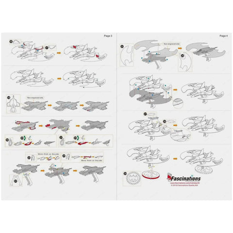 DC Comics [Batman] - Unpainted Batwing Figure Model Kit (Steel, Challenging Difficulty) - Fascinations - Metal Earth Series - Image 10