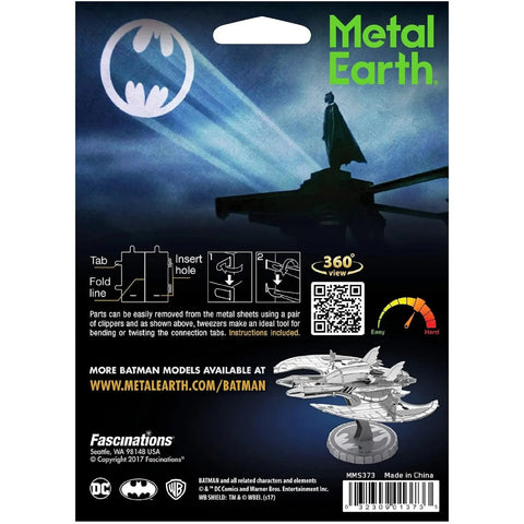 DC Comics [Batman] - Unpainted Batwing Figure Model Kit (Steel, Challenging Difficulty) - Fascinations - Metal Earth Series - Image 3