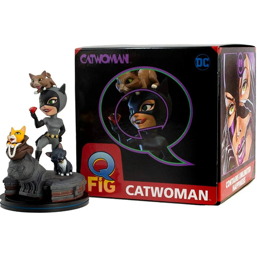 DC Comics - Catwoman Q-Fig Elite Diorama Figure (4.5") - Quantum Mechanix (QMx) - (2020)