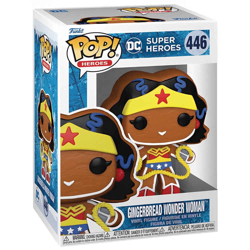 DC Comics - Christmas Gingerbread Wonder Woman Figure (#446) - Funko - Pop! Heroes Series