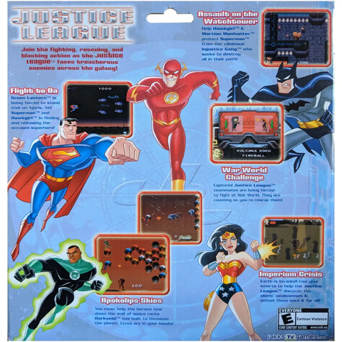 DC Comics - Justice League 5-in-1 Plug & Play Electronic TV Game - Jakks Pacific - TV Games Series - (2005) - Image 2