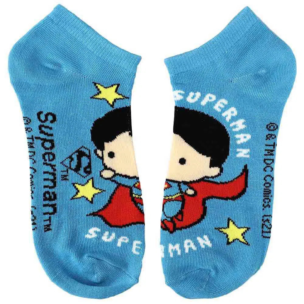 DC Comics: Justice League - Chibi Superheroes Ankle Socks (5 Pairs) - Bioworld