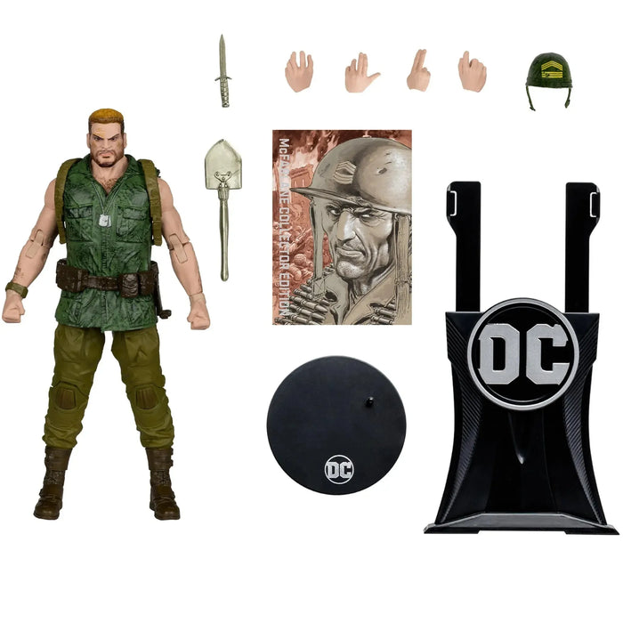 DC Comics - Sergeant Rock Action Figure (7.25") - McFarlane Toys - McFarlane Collector Edition, DC Multiverse Series (14), Classic Edition - (2024)