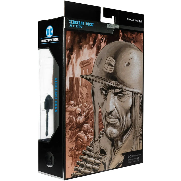 DC Comics - Sergeant Rock Action Figure (7.25") - McFarlane Toys - McFarlane Collector Edition, DC Multiverse Series (14), Classic Edition - (2024)