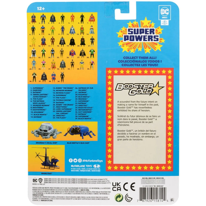 DC Comics [Super Powers] - Booster Gold Action Figure (4.75") - McFarlane Toys - (2024)