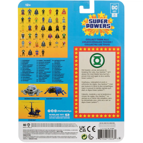 DC Comics [Super Powers] - Guy Gardner Green Lantern Action Figure (4.5