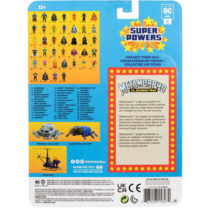 DC Comics [Super Powers] - Metamorpho (The Element Man) Action Figure (5") - McFarlane Toys - (2024)