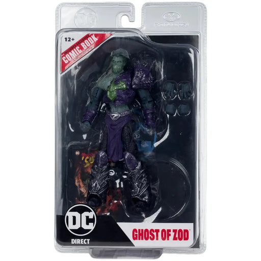 DC Comics [Superman: Ghosts of Krypton] - Ghost of Zod Action Figure with Comic Book (7") - McFarlane Toys - Page Punchers Series