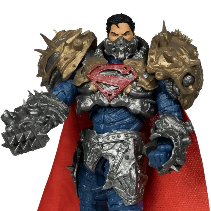 DC Comics [Superman: Ghosts of Krypton] - Kryptonian Armor Superman Action Figure with Comic Book (7") - McFarlane Toys - Page Punchers Series