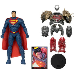 DC Comics [Superman: Ghosts of Krypton] - Kryptonian Armor Superman Action Figure with Comic Book (7") - McFarlane Toys - Page Punchers Series