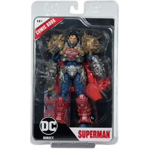 DC Comics [Superman: Ghosts of Krypton] - Kryptonian Armor Superman Action Figure with Comic Book (7