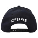 DC Comics: Superman - Snapback Hat (Black / White, Elite Flex, Pre-Curved Bill) - Bioworld