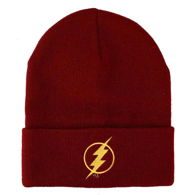 DC Comics - The Flash Logo Cuff Beanie Hat (Red) - Bioworld