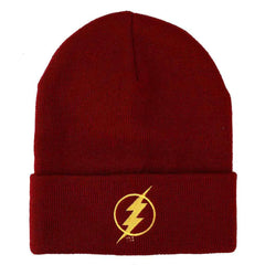 DC Comics - The Flash Logo Cuff Beanie Hat (Red) - Bioworld