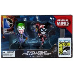 DC Comics - The Joker and Harley Quinn Mini Figures Collector Set - Blip Toys - San Diego Comic-Con 2015 (SDCC) Exclusive