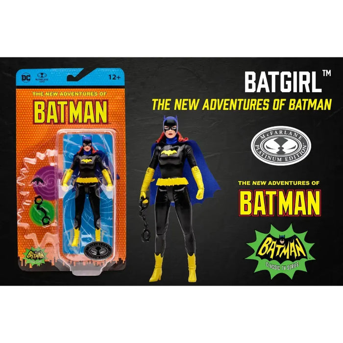 DC Comics [The New Adventures of Batman] - Retro Black Outfit Batgirl Action Figure (5.75") - McFarlane Toys - McFarlane Platinum Edition