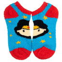 DC Comics: Wonder Woman - Chibi Fuzzy Ankle Socks (Chenille) - Bioworld