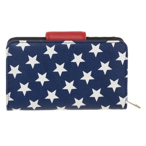 DC Comics: Wonder Woman - Stars & Stripes Wallet (Bi-Fold) - Bioworld