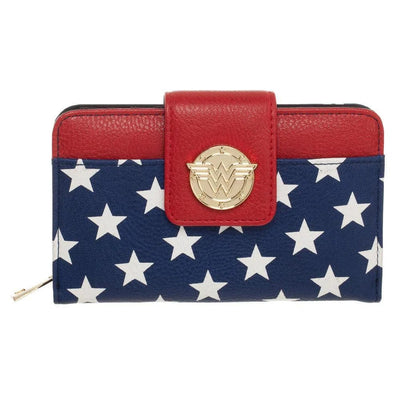 DC Comics: Wonder Woman - Stars & Stripes Wallet (Bi-Fold) - Bioworld